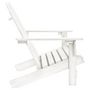 Voir la diapositive 3 : VIDAXL Chaise de jardin Adirondack 2 places bois de sapin massif blanc