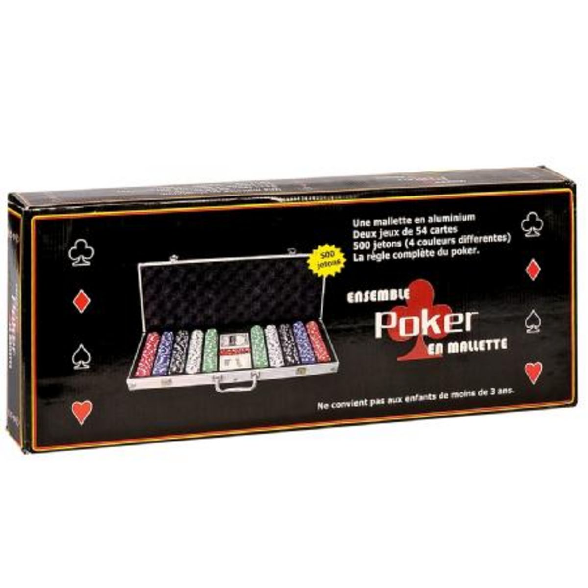 Malette poker aluminium