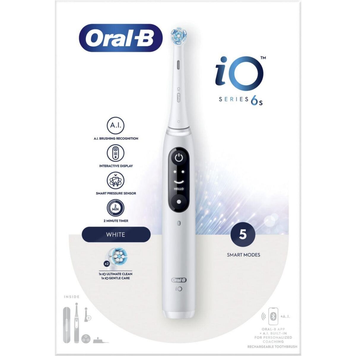 ORAL B Brosse à dents électrique IO6s Series White