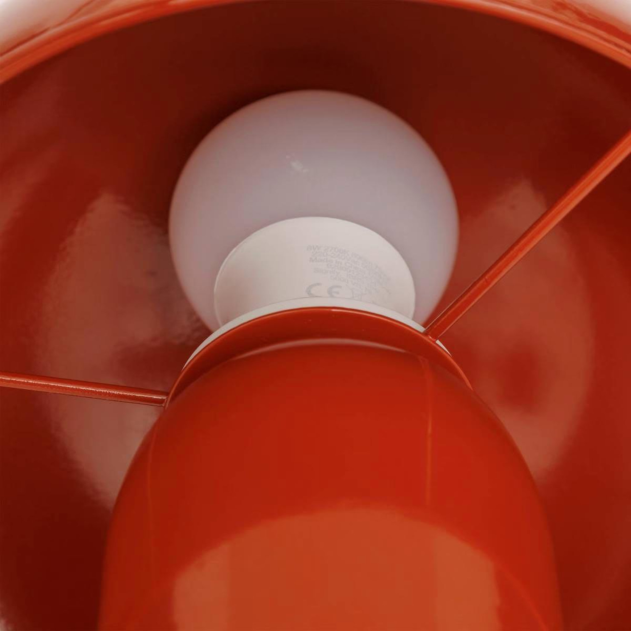 Voir la diapositive 2 : ATMOSPHERA Lampe à poser champignon  lito  24cm terracotta