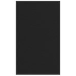 VIDAXL Paillasson noir 90x150 cm