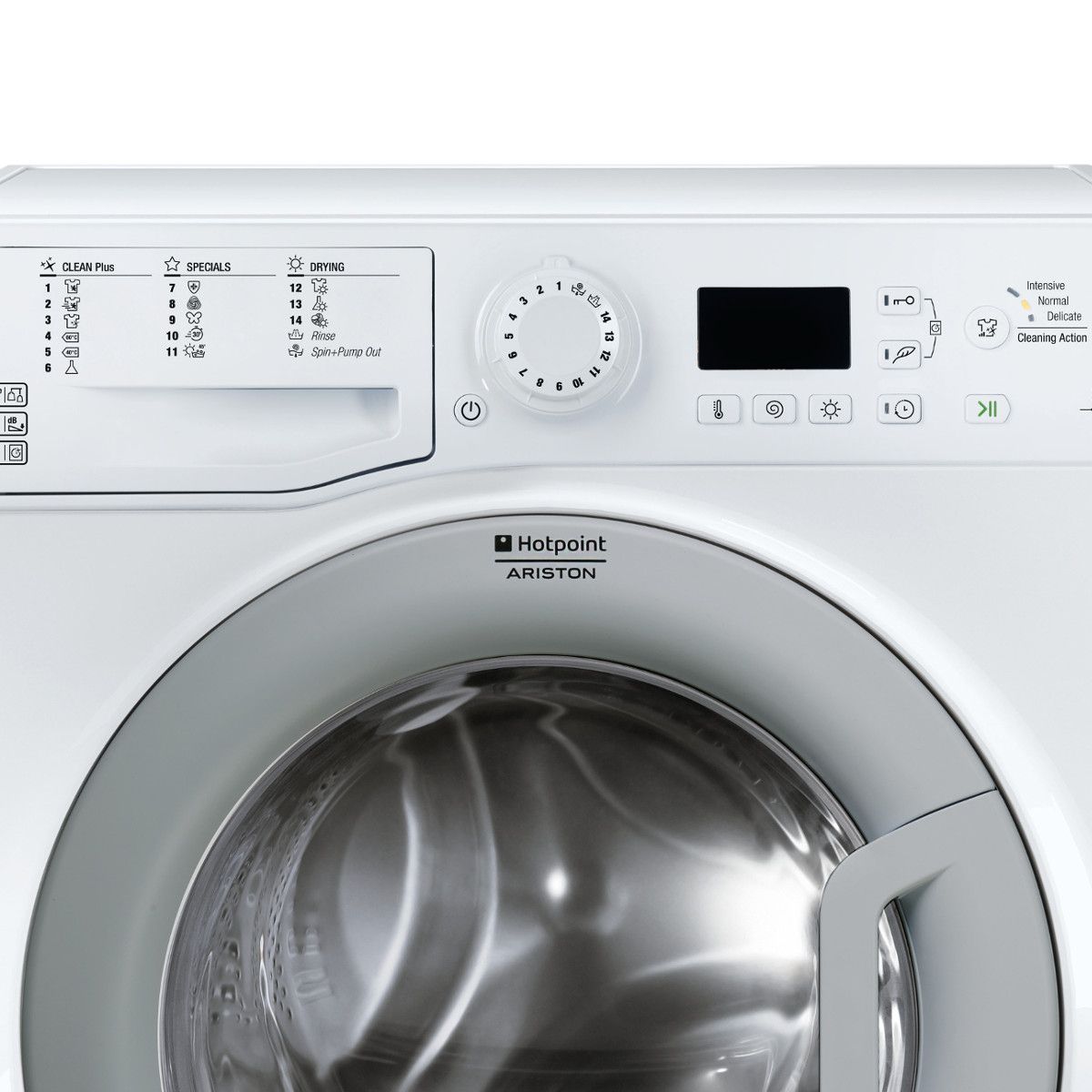 Hotpoint Lave-linge séchant hublot FDG 8640BS EU, 8 Kg lavage, 6 Kg séchage, 1400 T/min
