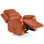 Voir la diapositive 3 : BEST MOBILIER Armand - fauteuil relax électrique en velours côtelé