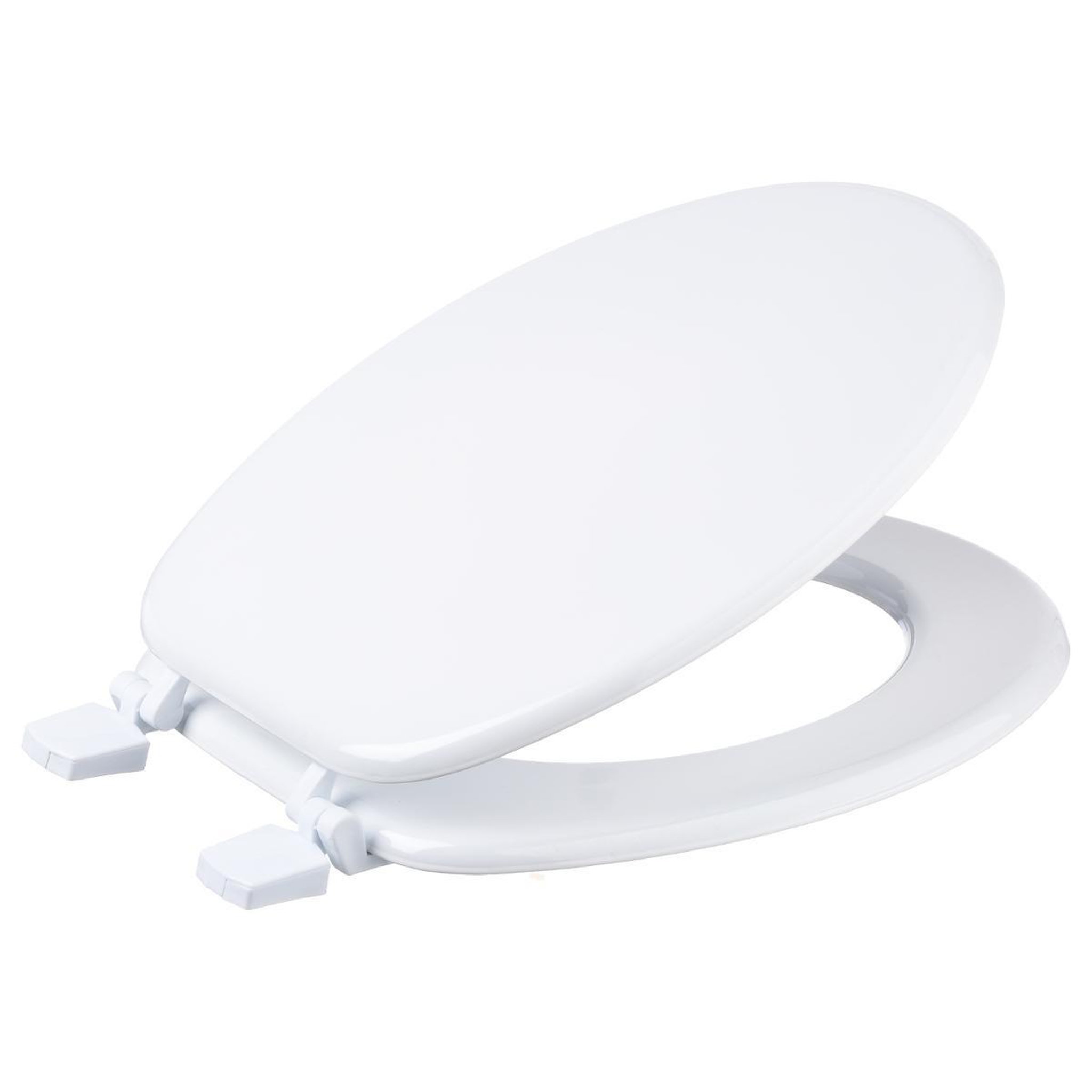 Voir la diapositive 3 : FIVE Abattant wc en bois  bathroom  43cm blanc