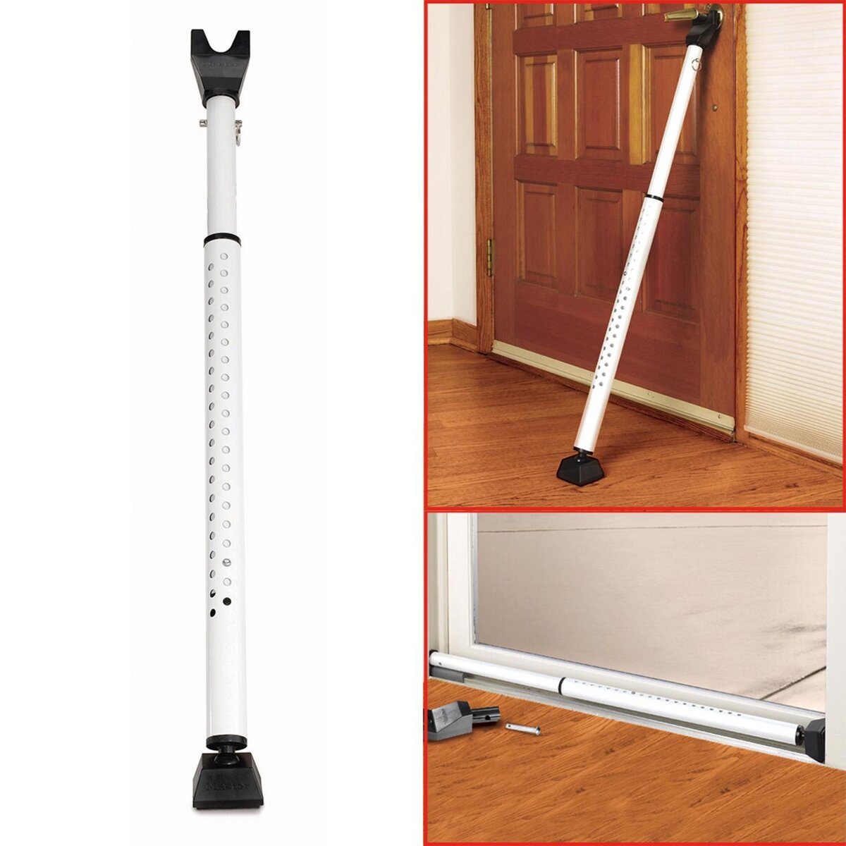 Master lock Antivol pour Portes et Fenêtres Coulissantes [Ajustable - de 70 à 112 cm]