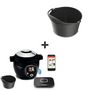 Voir la diapositive 1 : MOULINEX Multicuiseur intelligent COOKEO Mega Connect Noir + Moule Cookeo XA609001