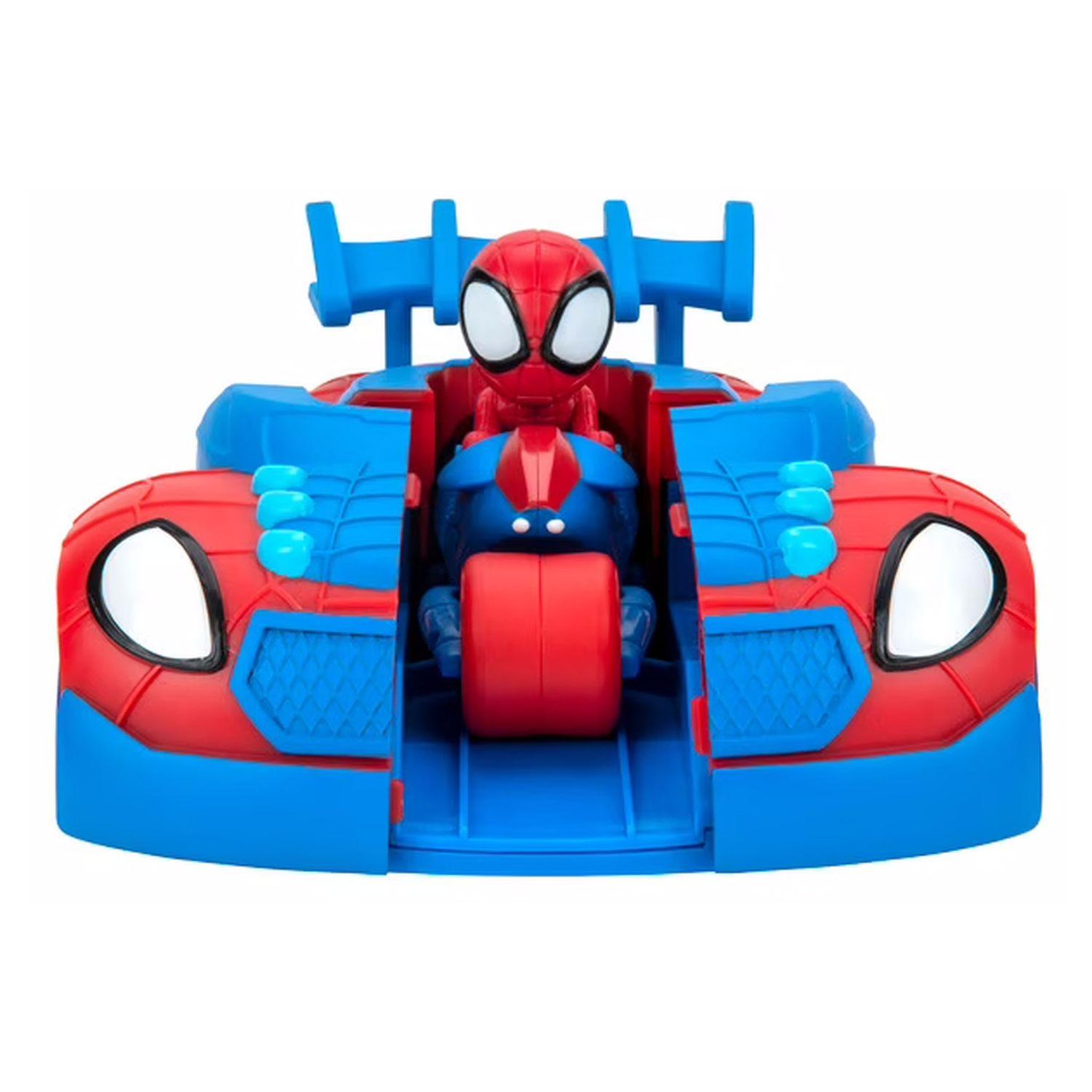Voir la diapositive 4 : JAZWARES Véhicule 2 en 1 Flip & Jet Marvel Spidey and His Amazing Friends
