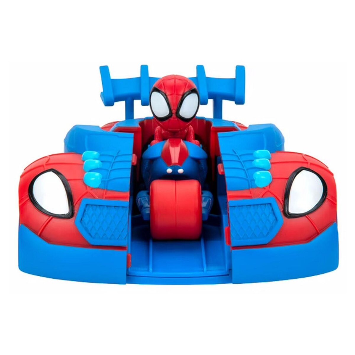 JAZWARES Véhicule 2 en 1 Flip & Jet Marvel Spidey and His Amazing Friends