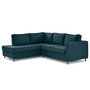 Voir la diapositive 4 : LISA DESIGN Jake - canapé déhoussable d'angle gauche 5 places en tissu