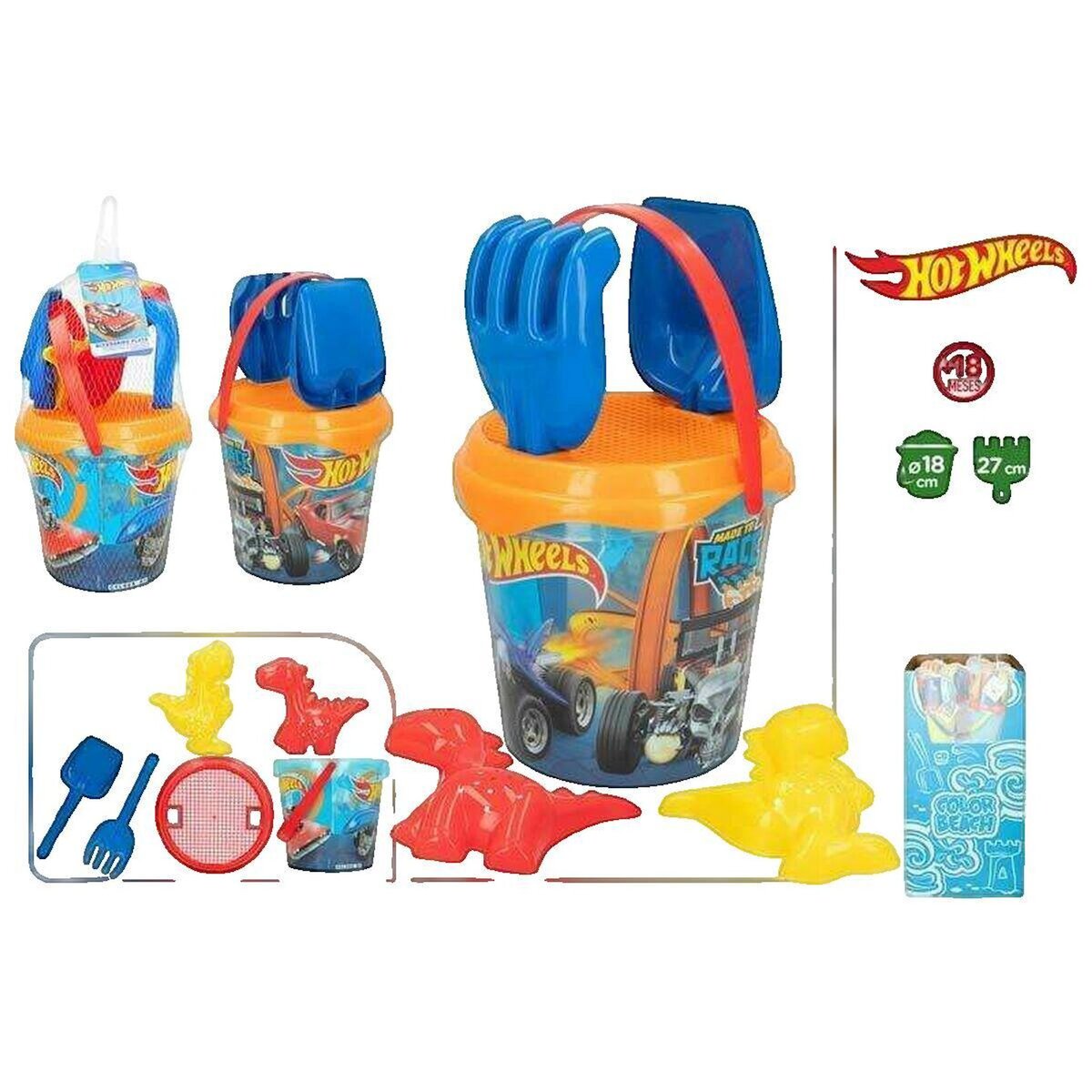 Hot Wheels Jouet Hot Wheels Set de jouets de plage couleurs vives