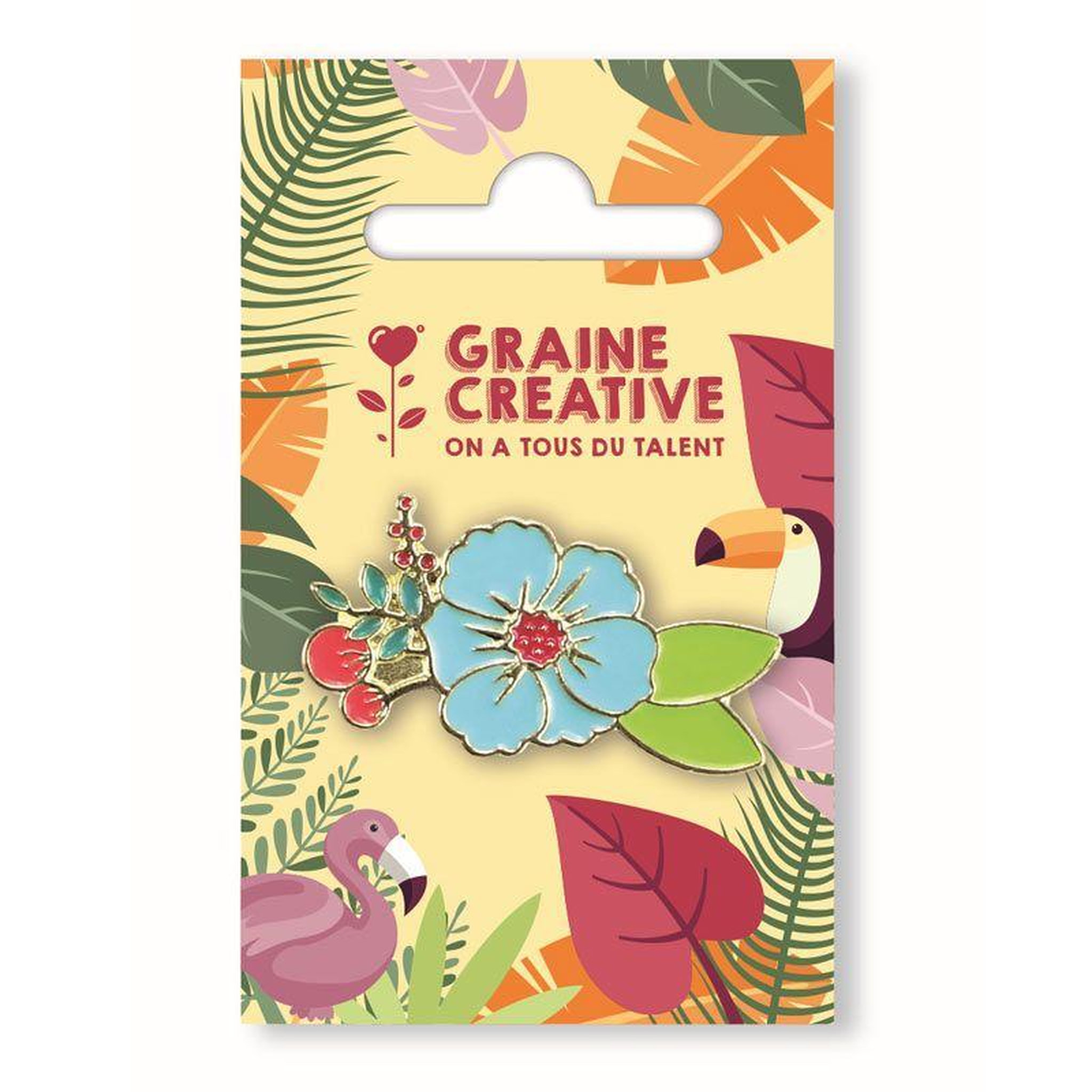 Graine créative Pin's - Fleurs