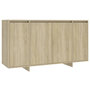 Voir la diapositive 2 : VIDAXL Buffet chene sonoma 135x41x75 cm bois d'ingenierie