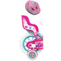 Voir la diapositive 2 : Nickelodeon Vélo enfant - Modèle 12'' Pat Patrouille à l'effigie de Stella + Casque pour enfant de 85/100 cm avec stabilisateurs - Panier avant - Porte poupée - 1 frein et roues à bâtons