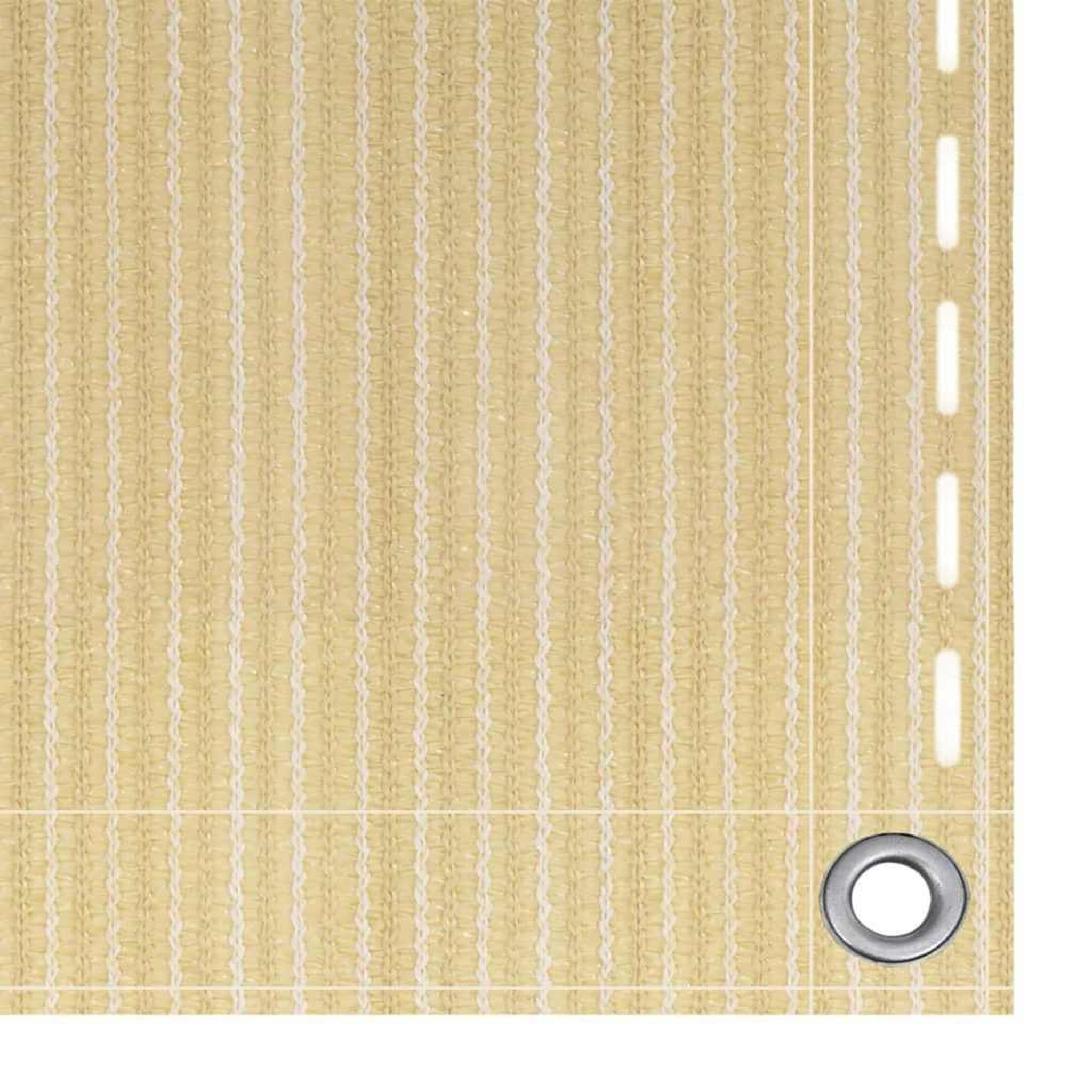 Voir la diapositive 3 : VIDAXL Ecran de balcon beige 75x500 cm pehd
