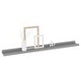 Voir la diapositive 3 : VIDAXL Etageres murales 4 pcs Gris 80x9x3 cm