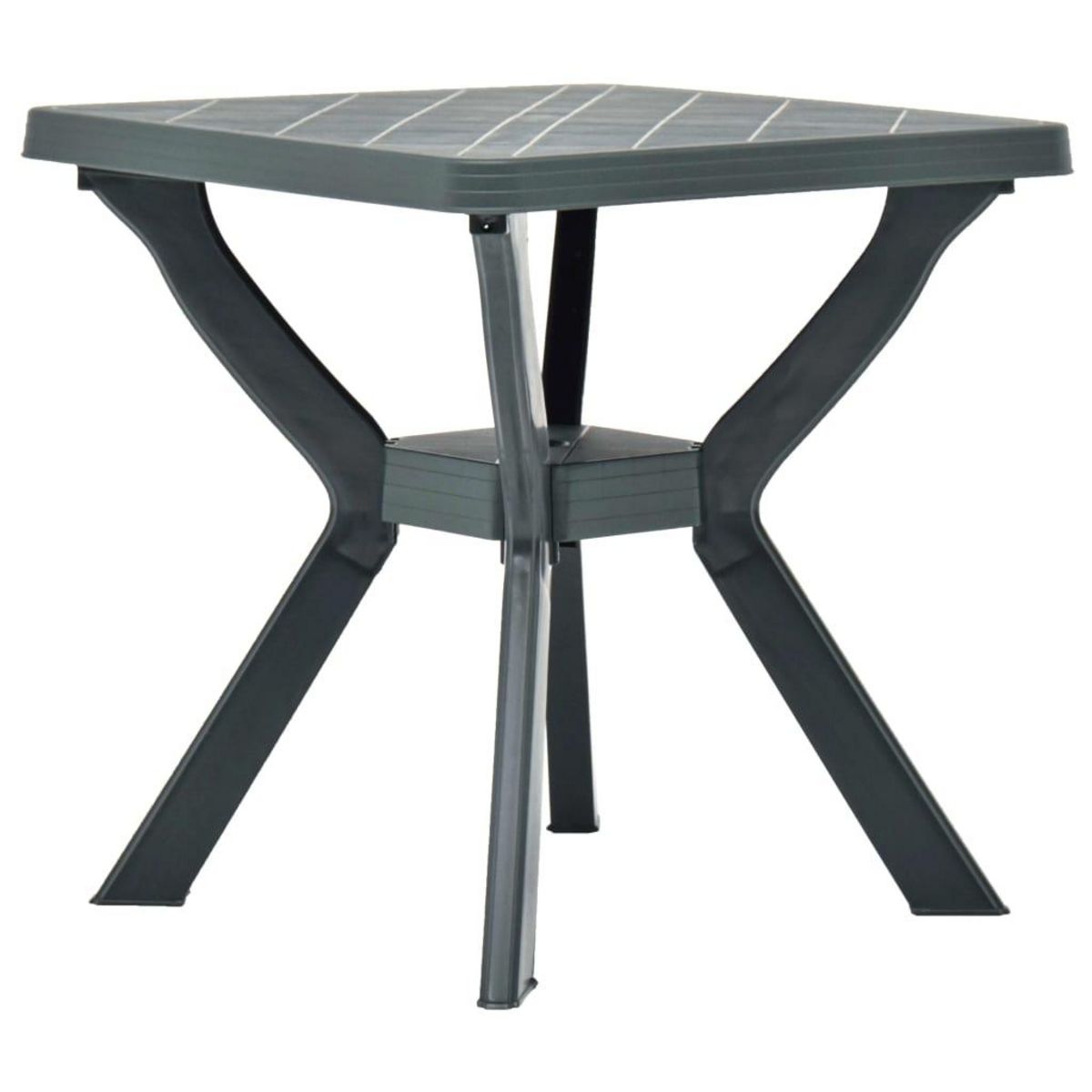VIDAXL Table de bistro Vert 70x70x72 cm Plastique