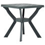 Voir la diapositive 3 : VIDAXL Table de bistro Vert 70x70x72 cm Plastique