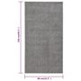 Voir la diapositive 6 : VIDAXL Tapis a poils courts 80x150 cm Gris