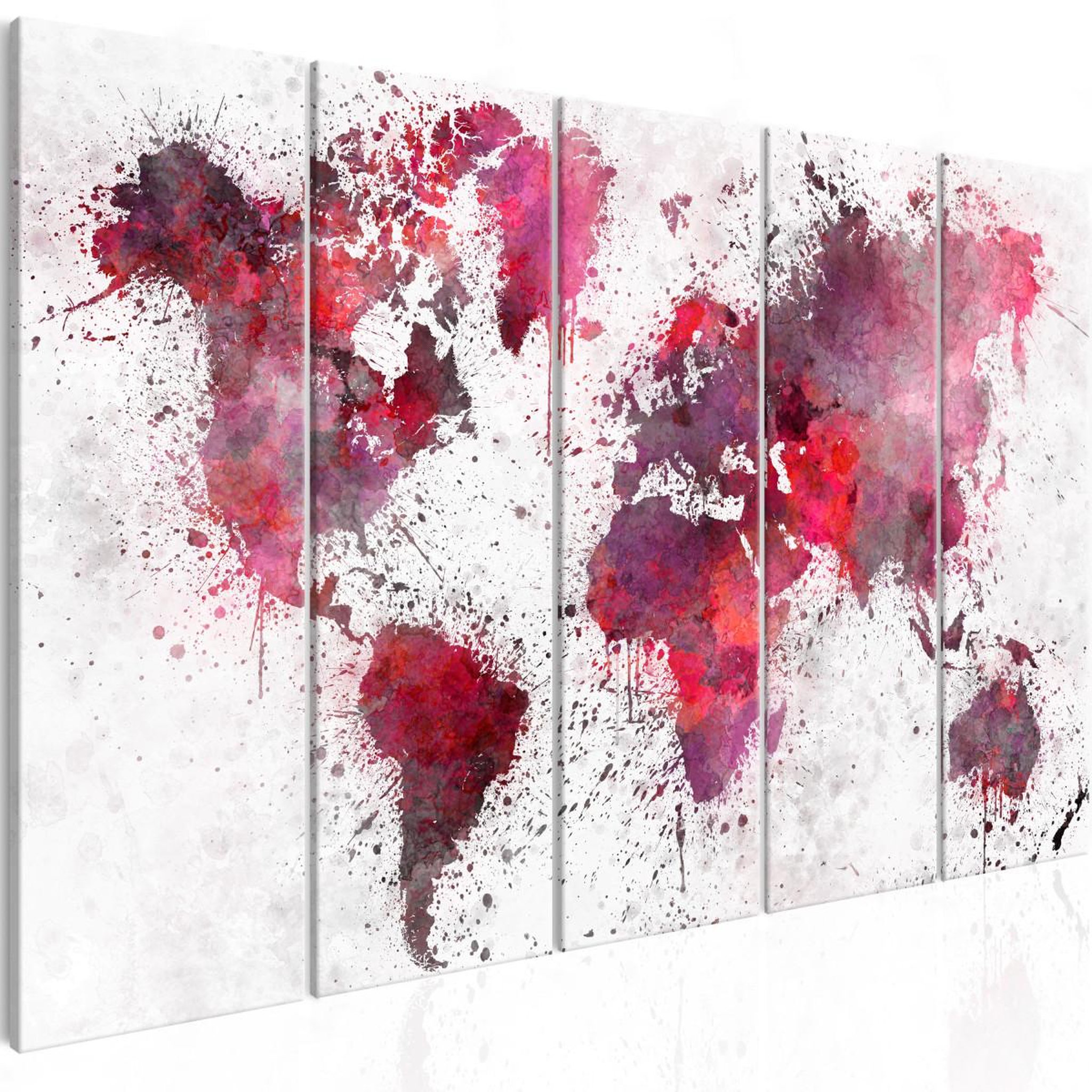 Voir la diapositive 1 : Paris Prix Tableau imprimé 5 panneaux  bloody map narrow