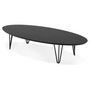 Voir la diapositive 4 : Paris Prix Table Basse Design  Hilona  160cm Noir