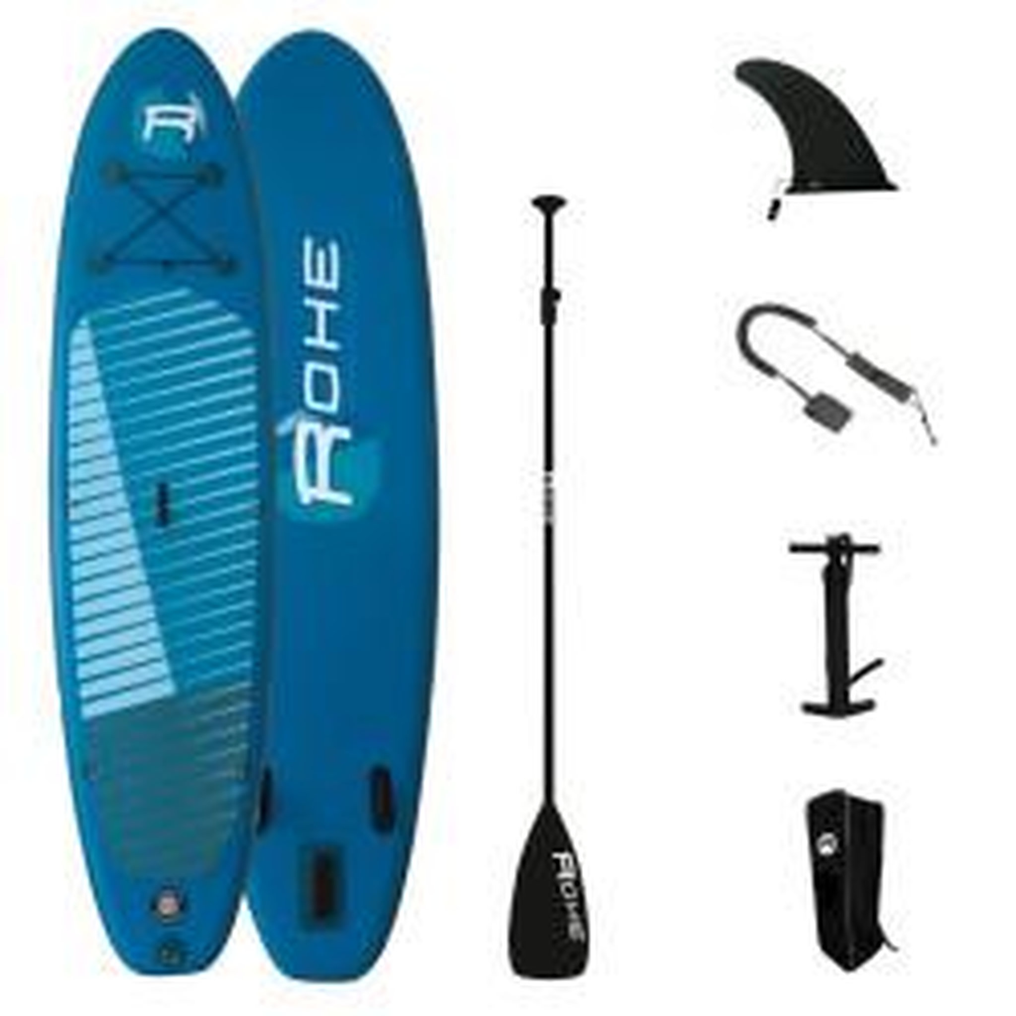 Voir la diapositive 1 : ROHE Stand Up Paddle gonflable ARROW ROHE 10'8'' (325cm) 32'' (81cm) 6'' (15cm) avec Pompe, Pagaie, Leash et Sac de transport