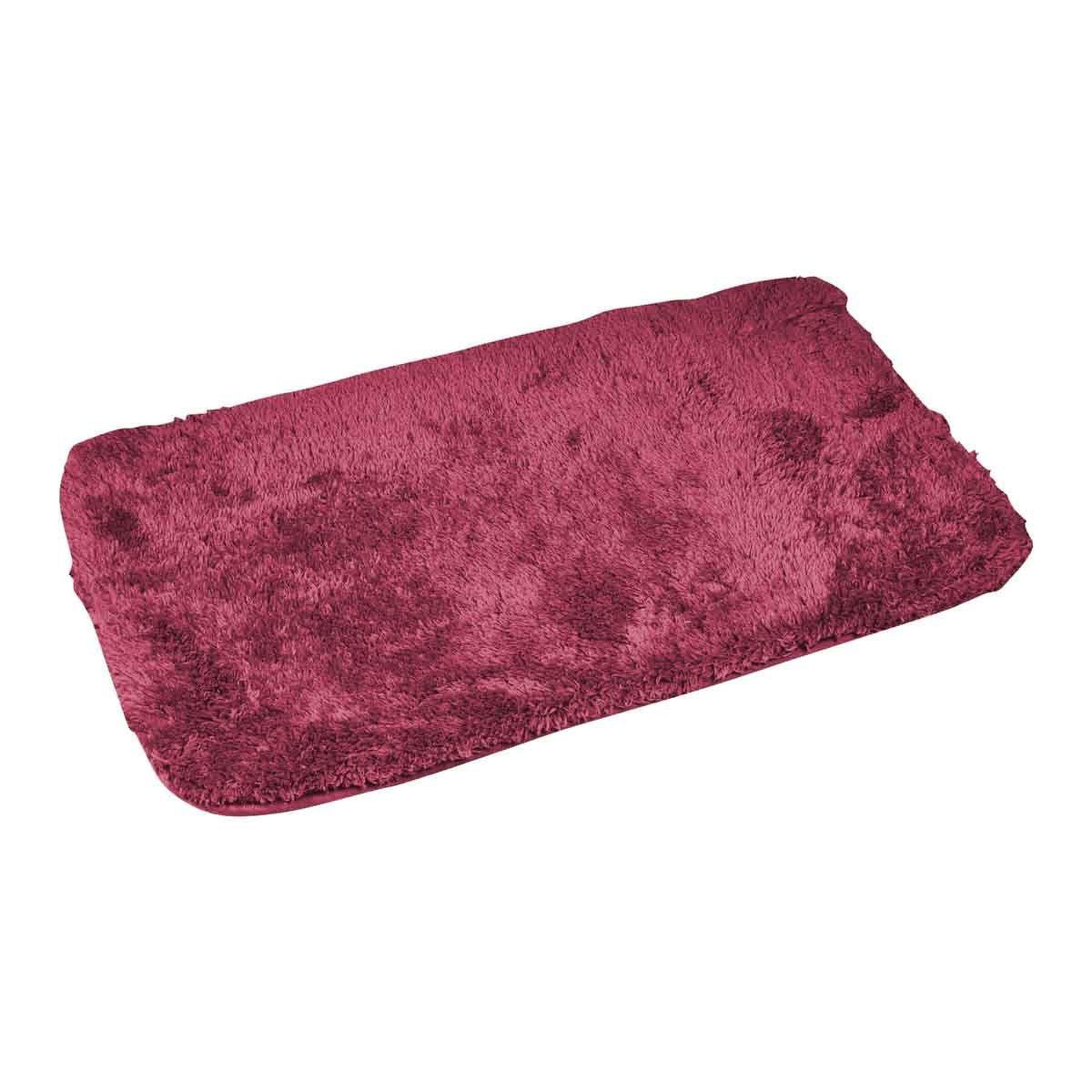 Douceur d'Intérieur Tapis de bain  softness  50x80cm framboise
