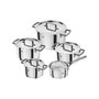 Voir la diapositive 1 : ZWILLING Batterie de cuisine Zwilling Bellasera en acier inoxydable