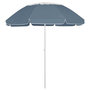 Voir la diapositive 1 : VIDAXL Parasol de plage bleu 300 cm