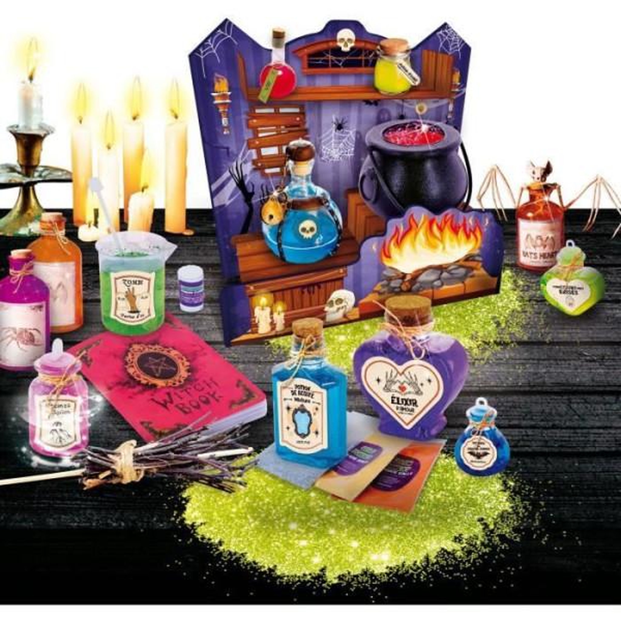 Voir la diapositive 2 : LISCIANI GIOCHI Kit magique - LISCIANI - Crazy Science - Maison des sorcieres - Expériences et potions - Découvertes originales