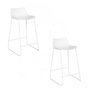 Voir la diapositive 1 : ATMOSPHERA Lot de 2 tabourets pour ilots - Blanc