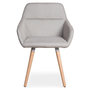 Voir la diapositive 2 : Paris Prix Fauteuil Design Scandinave  Dorcy  82cm Beige