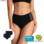 Voir la diapositive 2 : Athena Lot de 2 culottes midi pour fuites urinaires Secret
