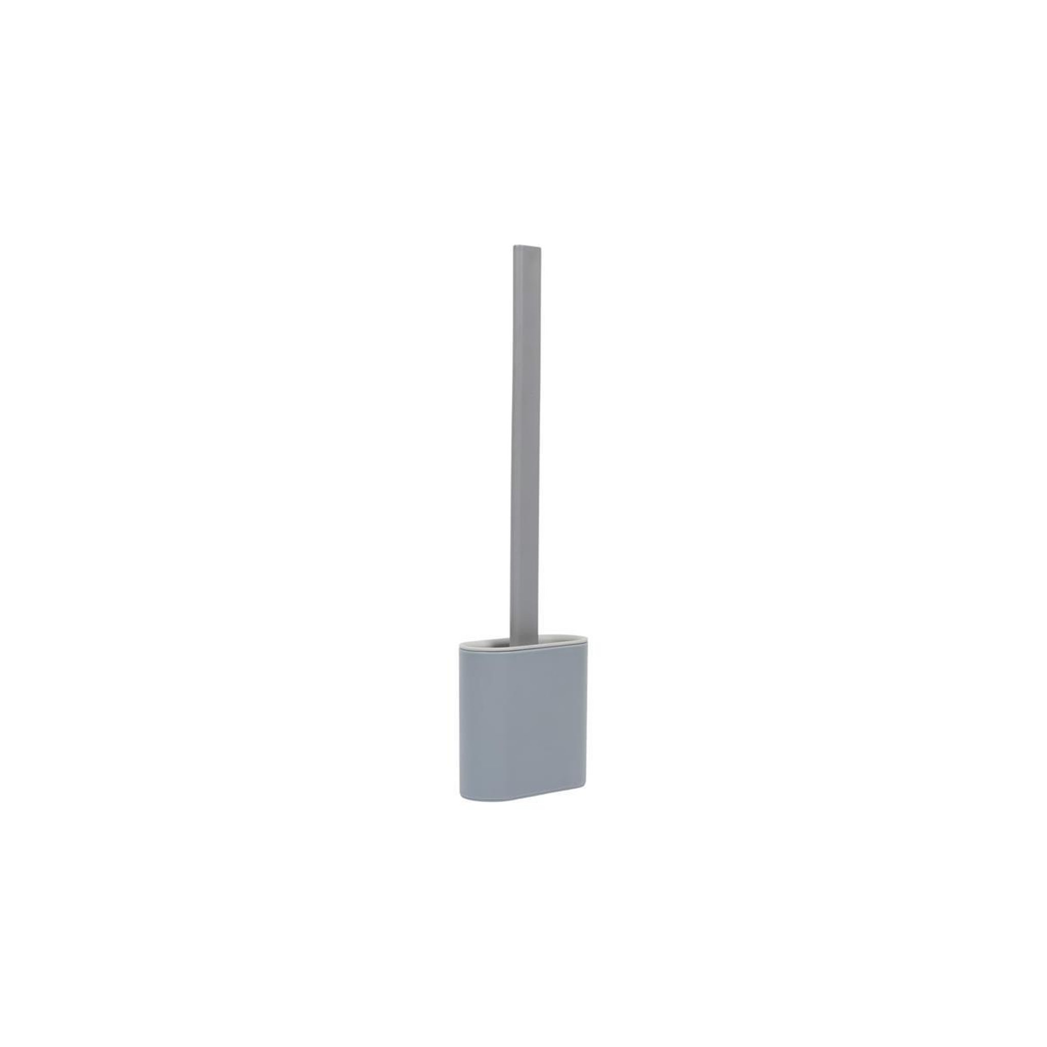 Je cherche une idee Brosse wc adhésive  silicone  36cm gris