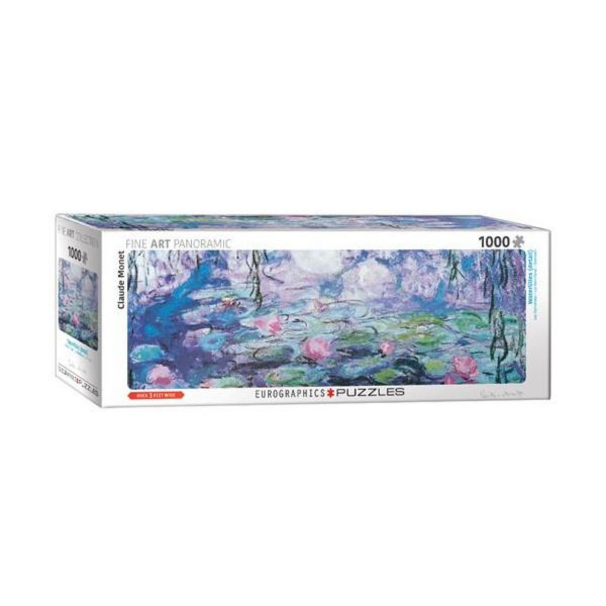 Eurographics Puzzle panoramique 1000 pièces Eurographics Claude Monet Les Nymphéas
