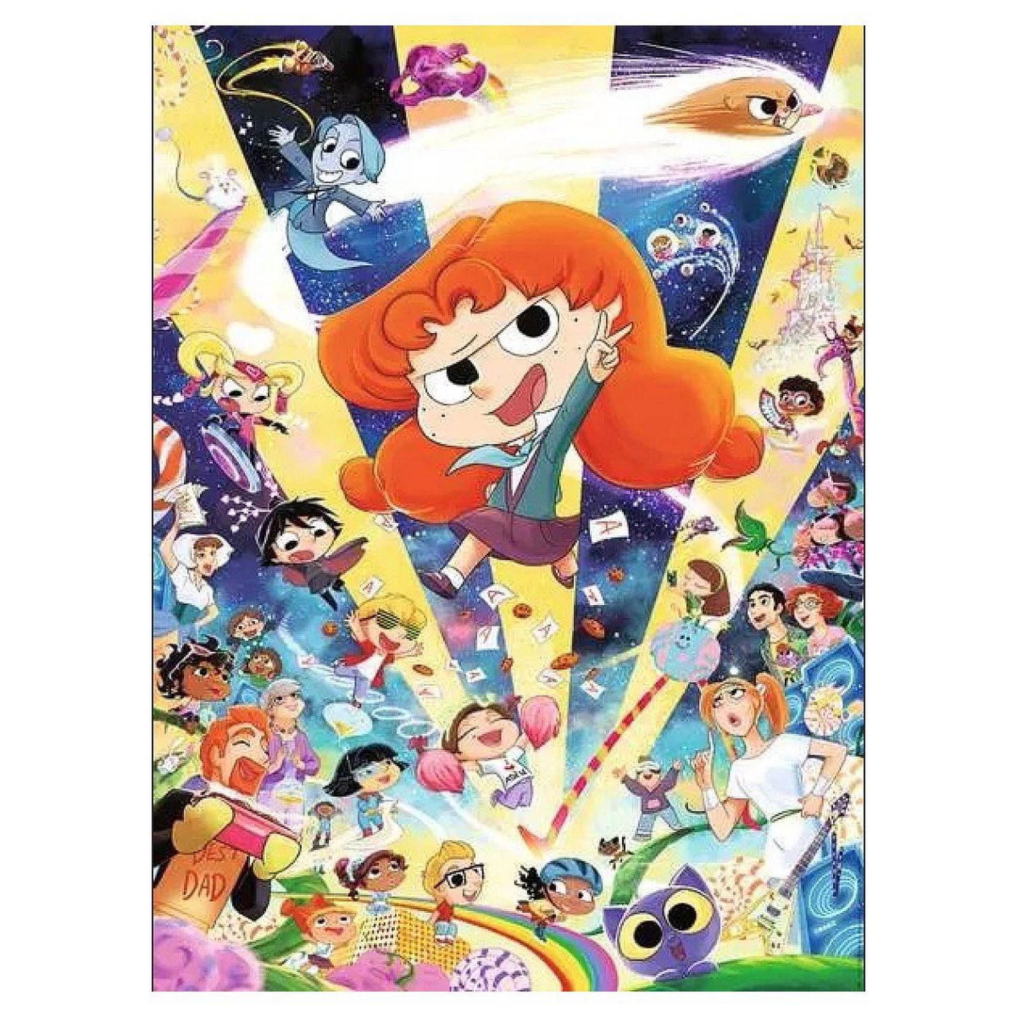 Voir la diapositive 2 : RAVENSBURGER Puzzle 500 p vives les bizarres ! - mortelle adele