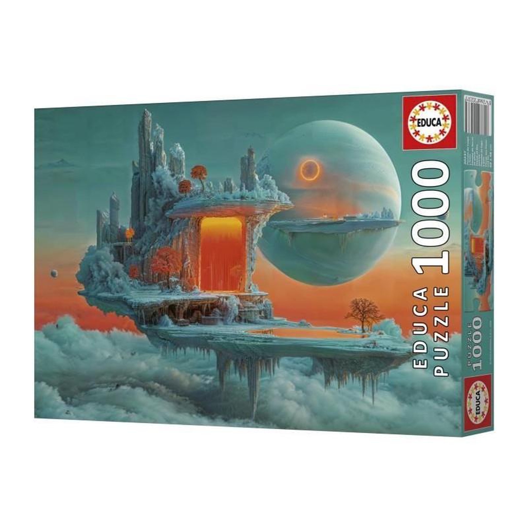 Voir la diapositive 3 : EDUCA Puzzle 1000 pièces Planète de Feu et de Glace – 48 x 68 cm – Adultes et enfants dès 12 ans – Haute qualité – EDUCA