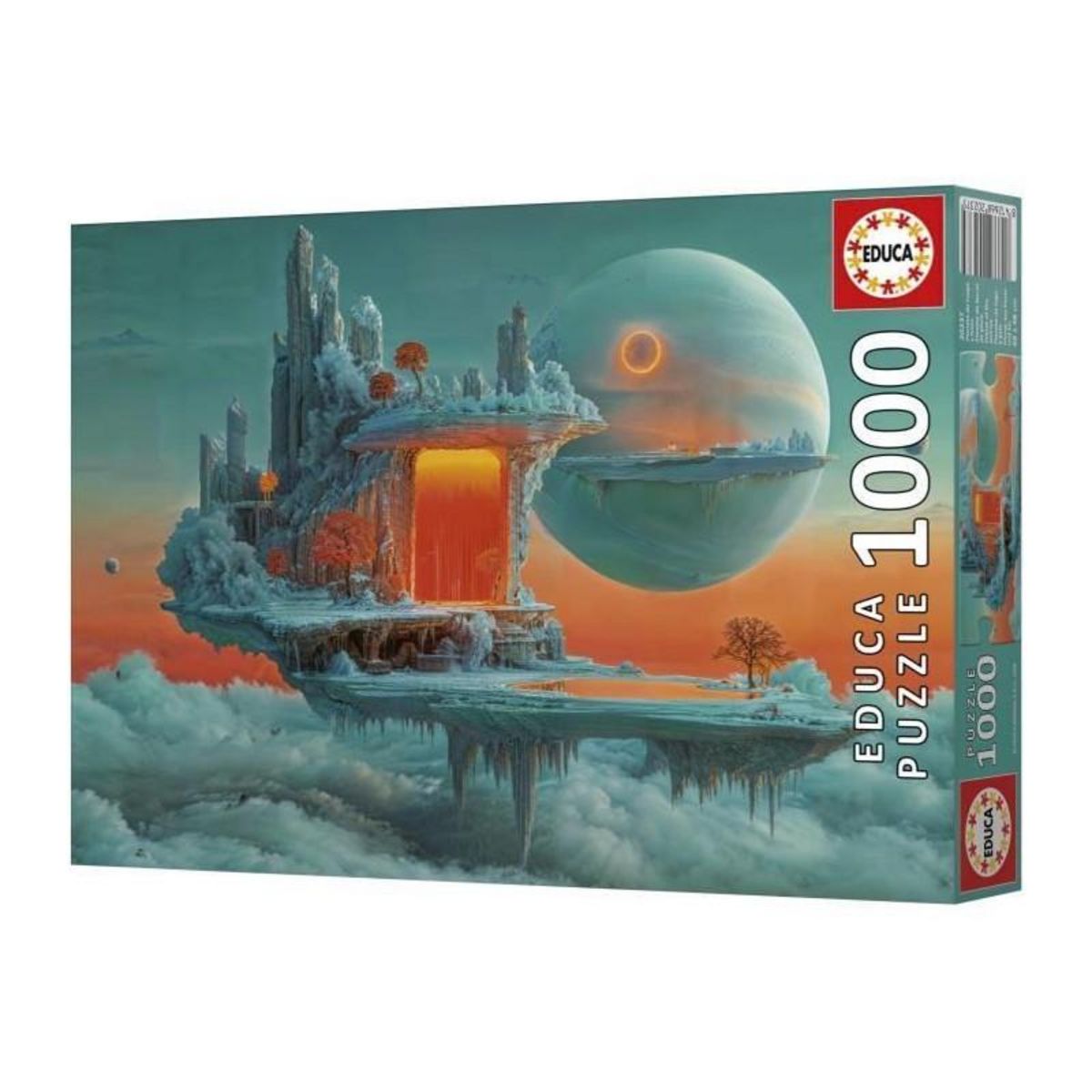 EDUCA Puzzle - EDUCA - Planete de Feu et de Glace - 1000 pieces - 48 x 68 cm - a partir de 12 ans