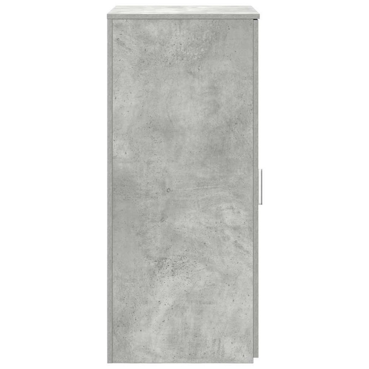 VIDAXL Armoire de rangement gris beton 50x45x103,5cm bois d'ingenierie