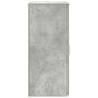 Voir la diapositive 5 : VIDAXL Armoire de rangement gris beton 50x45x103,5cm bois d'ingenierie