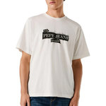 Pepe Jeans T-Shirt Blanc Homme Pepe jeans Griffin. Coloris disponibles : Blanc