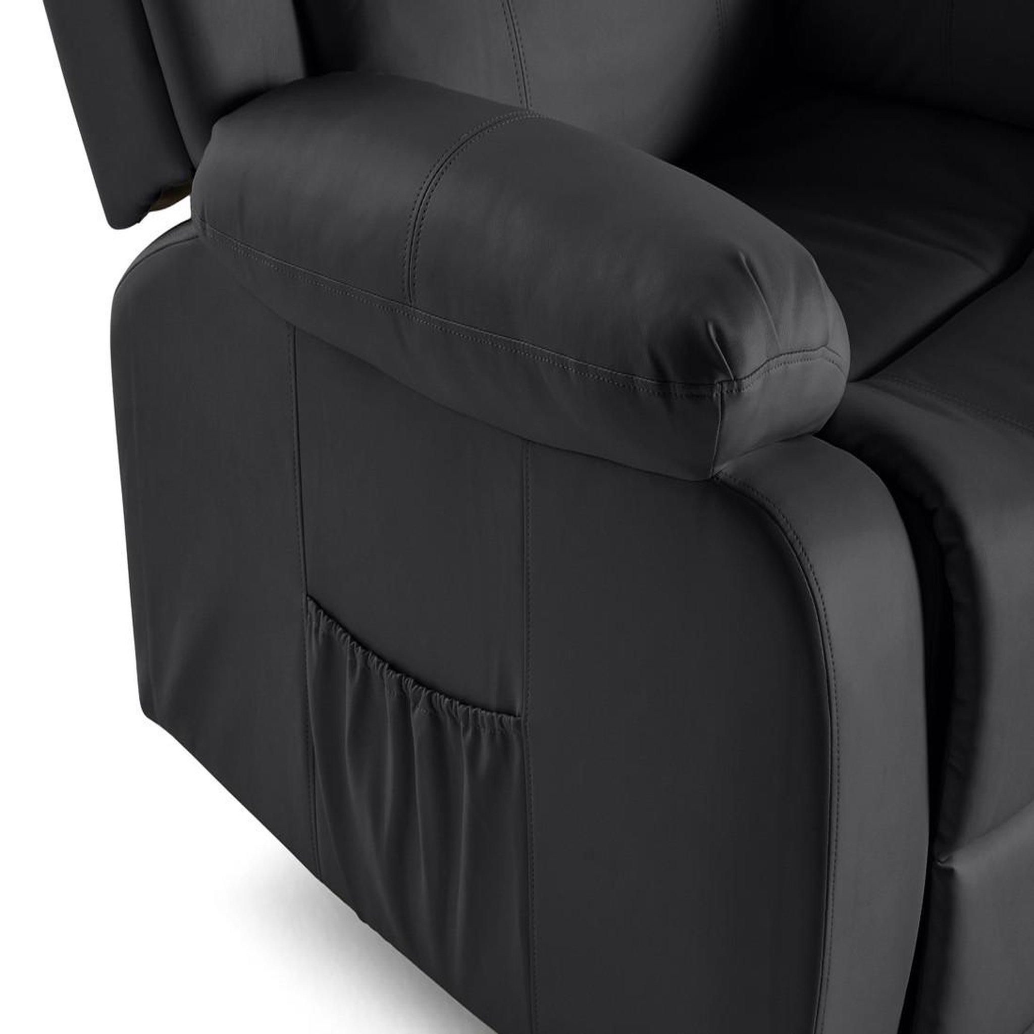 Voir la diapositive 4 : BEST MOBILIER Armand - fauteuil relax électrique en simili