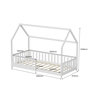 Voir la diapositive 2 : MINEA MINEA | Lit cabane avec barrière TCHOUPI 90x190 cm (matelas non inclus)
