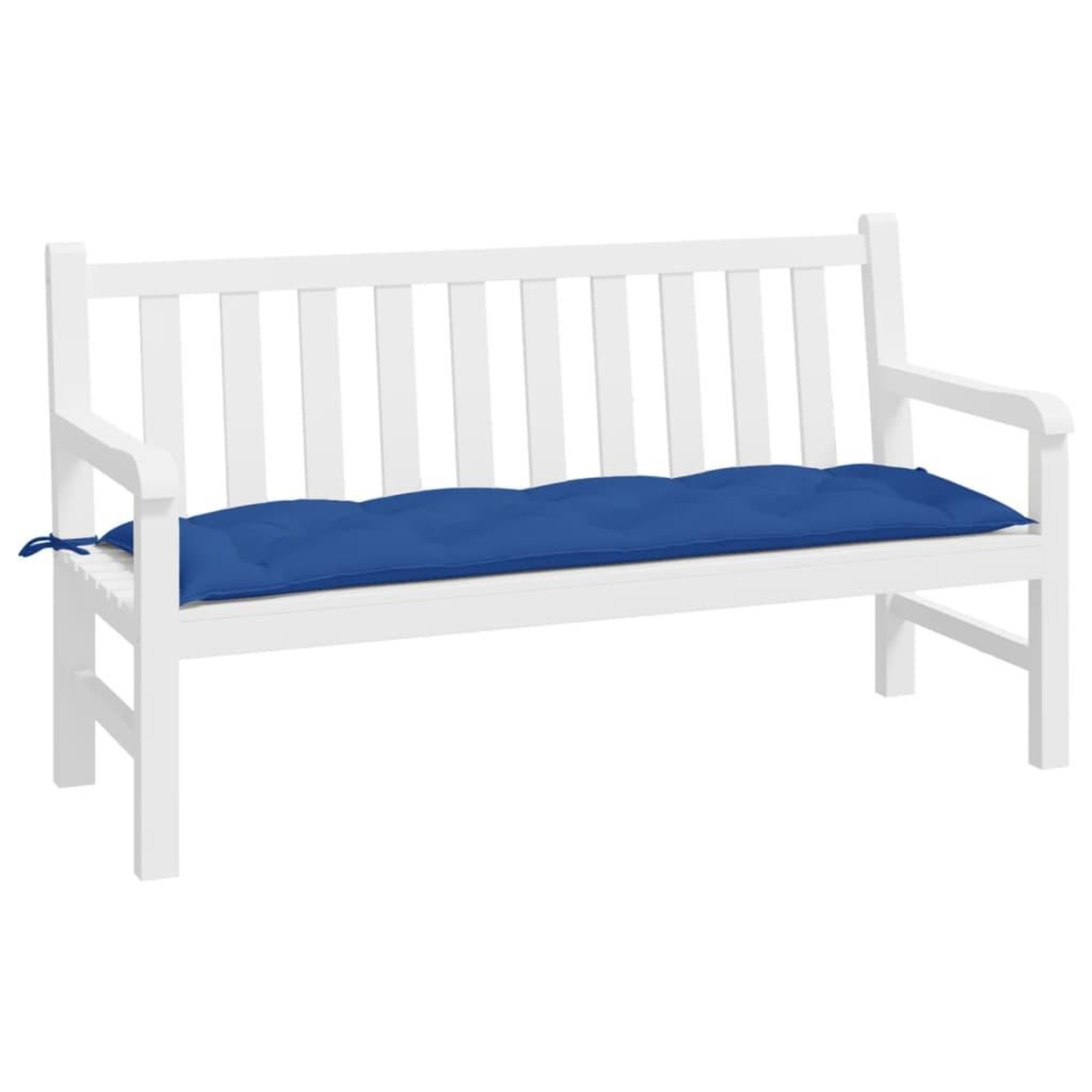 Voir la diapositive 3 : VIDAXL Coussin de banc de jardin bleu royal 150x50x7 cm tissu oxford