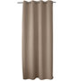 Voir la diapositive 3 : TOILINUX Rideau uni occultant avec oeillets - 140 x 240 cm