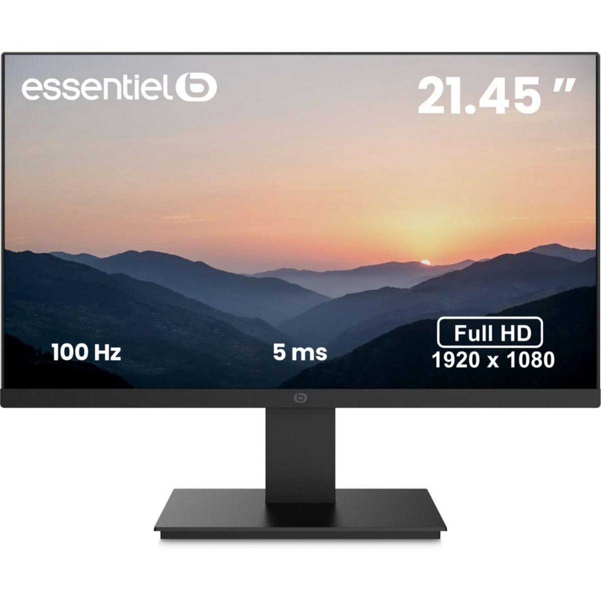 ESSENTIEL B Ecran PC PIXEL VIEW Plat 21'' VA