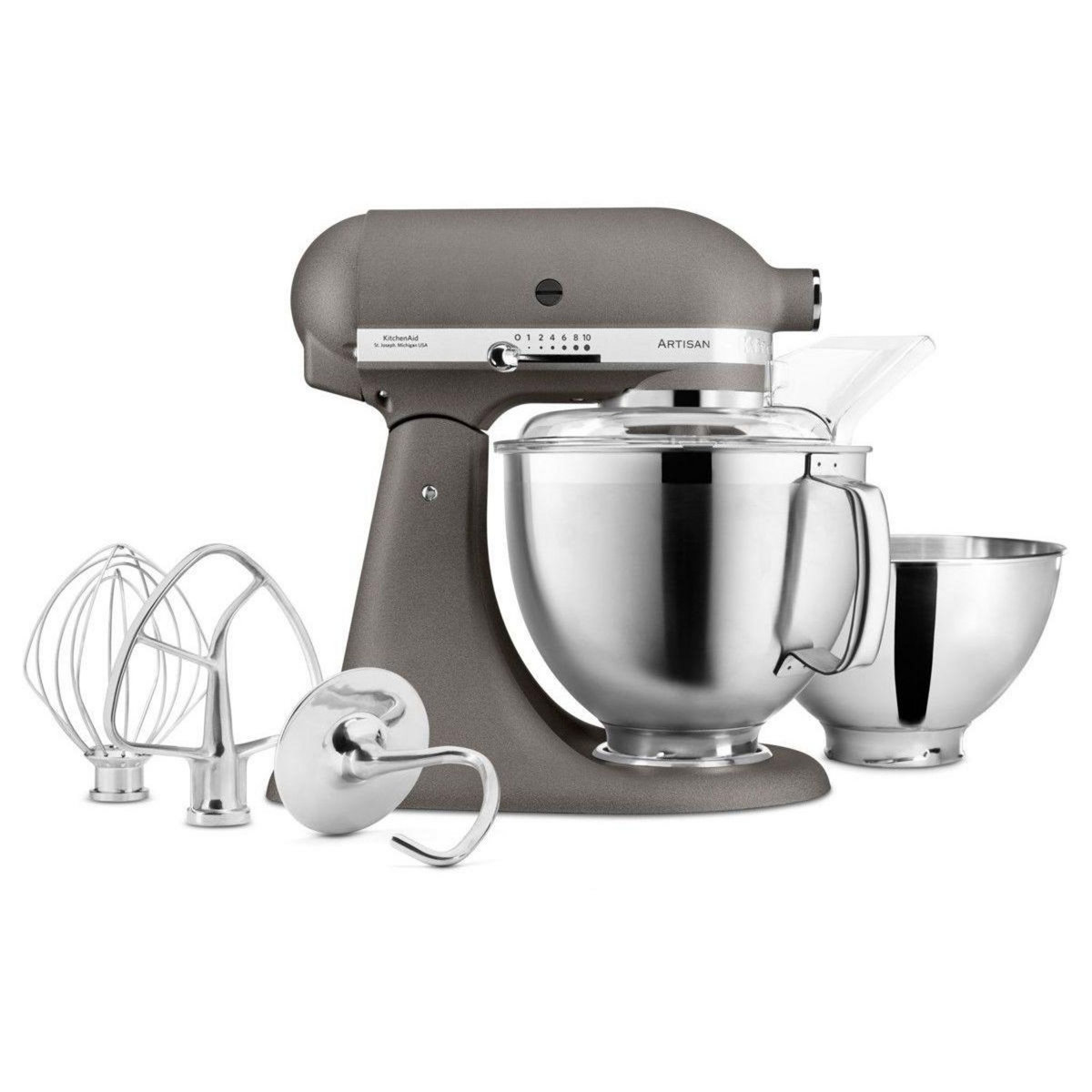 KitchenAid Robot pâtissier 5KSM185PSEGR Artisan Gris Impérial