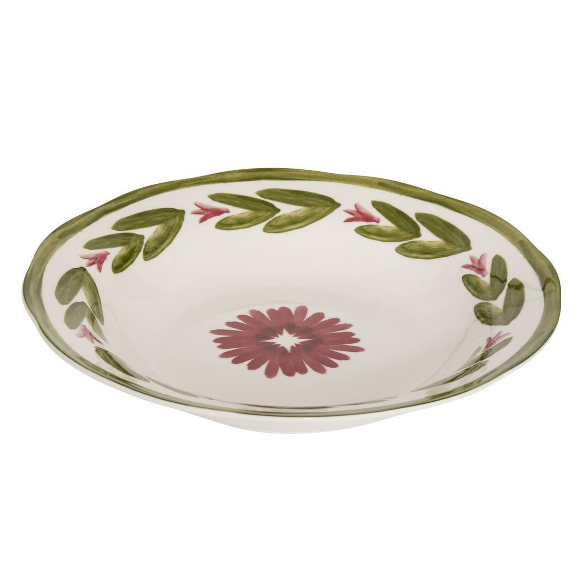 Voir la diapositive 3 : SECRET DE GOURMET Lot de 6 assiettes creuses  mona  22cm vert