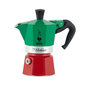 Voir la diapositive 1 : BIALETTI Cafetière Bialetti La Mokina Italia Tricolore Rouge et Vert