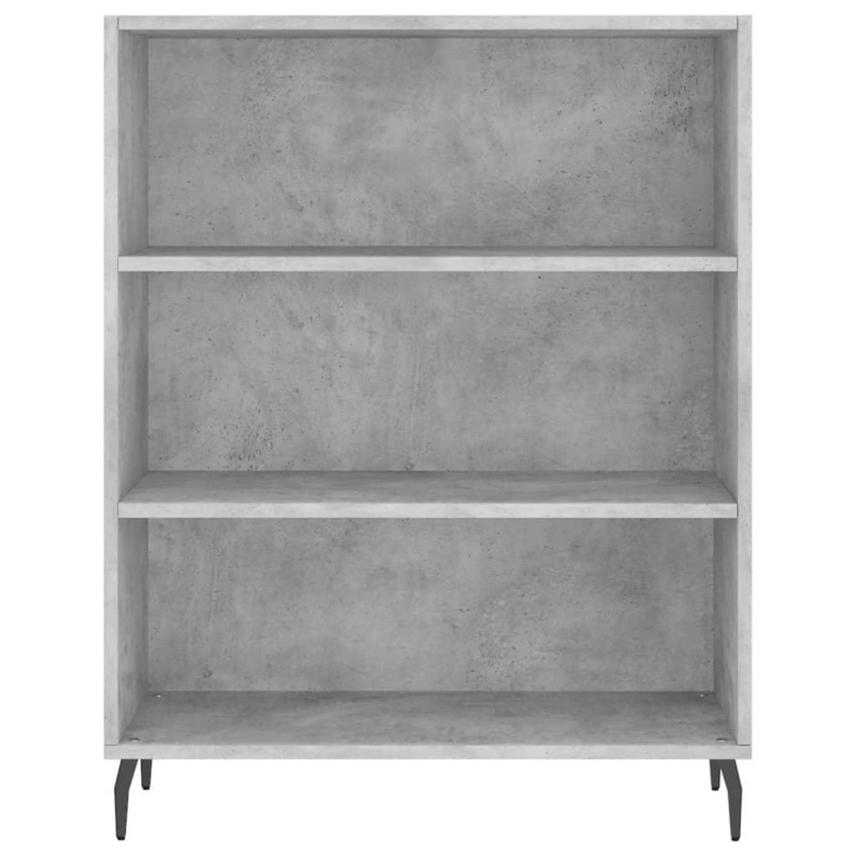 VIDAXL Buffet gris beton 69,5x32,5x180 cm bois d'ingenierie