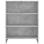Voir la diapositive 5 : VIDAXL Buffet gris beton 69,5x32,5x180 cm bois d'ingenierie